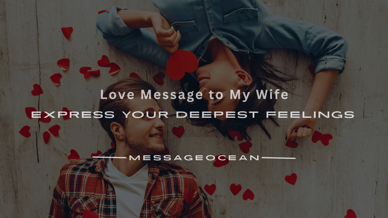love message to my wife