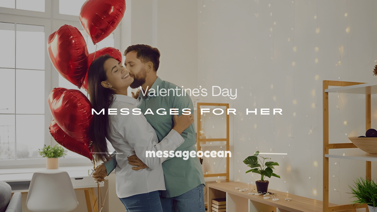 valentines message for her