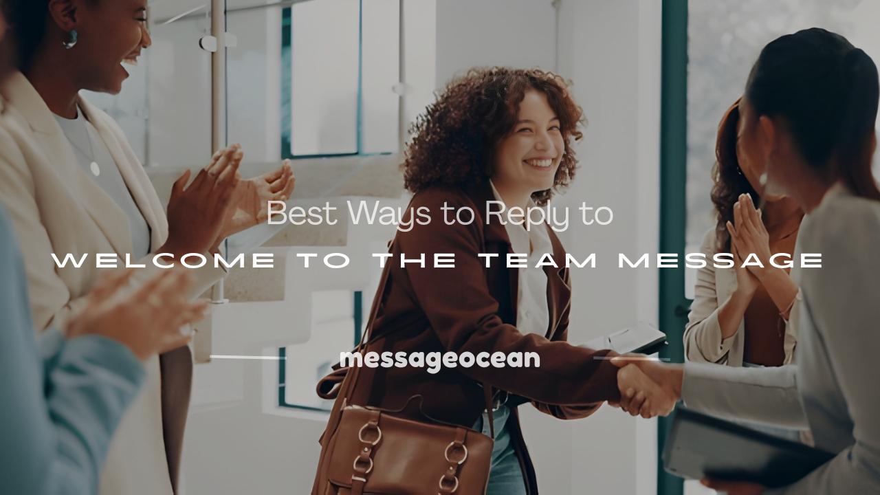 how to reply to welcome to the team email