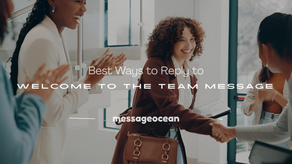 how to reply to welcome to the team email