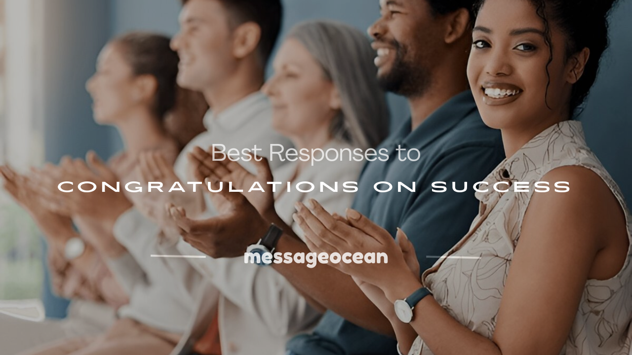 how to respond to congratulations