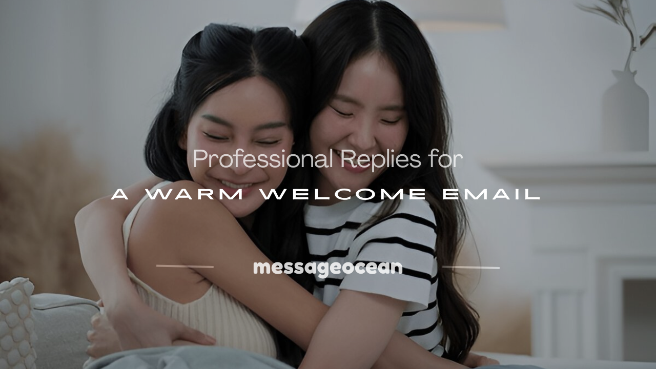 thank you for warm welcome email