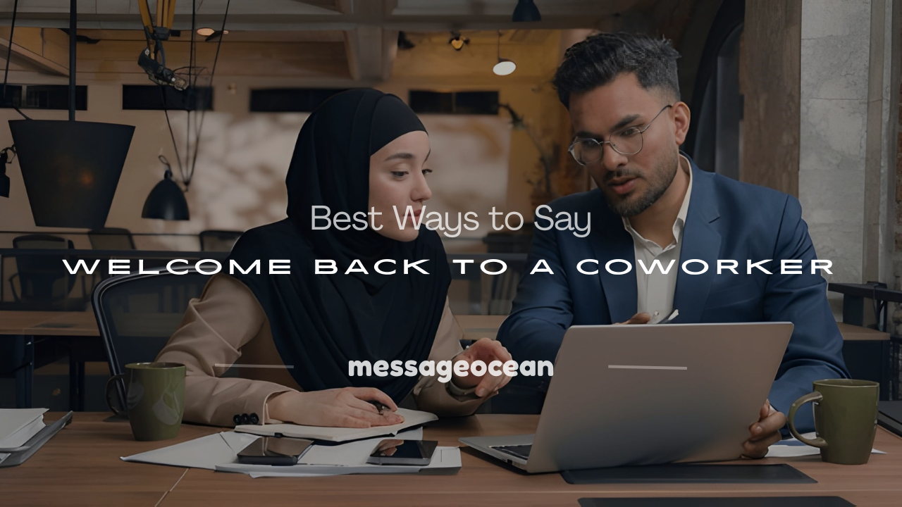 welcome back for coworker