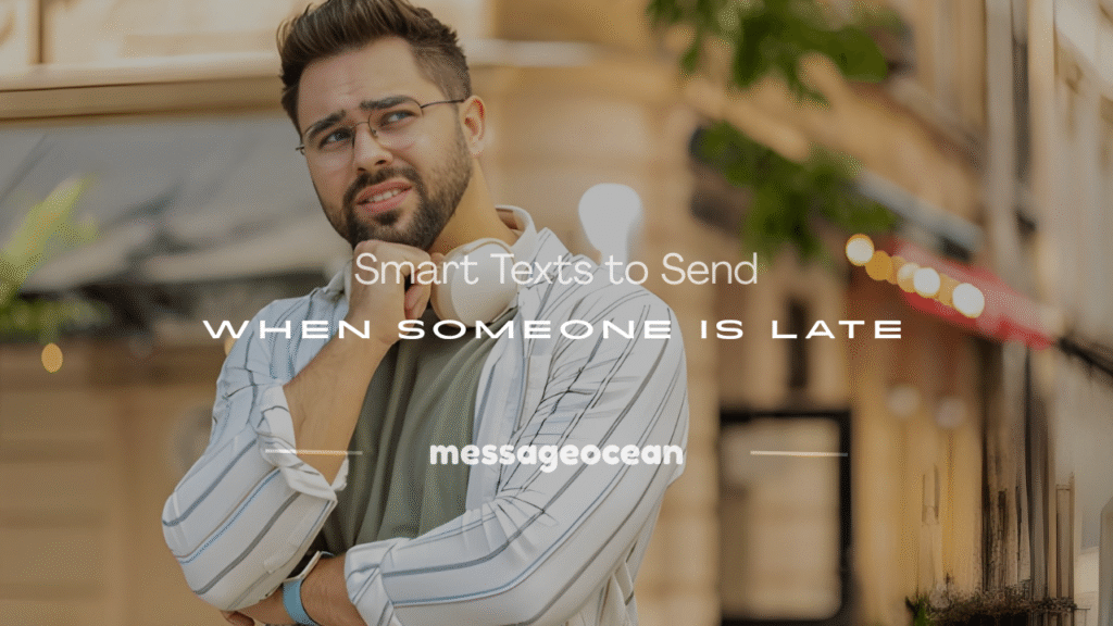 what to texts when someone is late