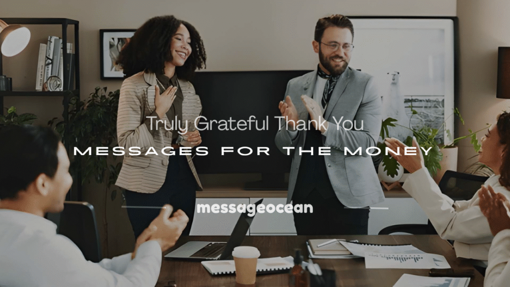 thank you messages for the money