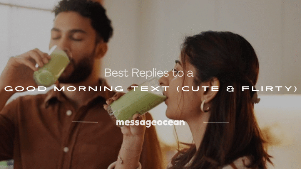how to respond to good morning text