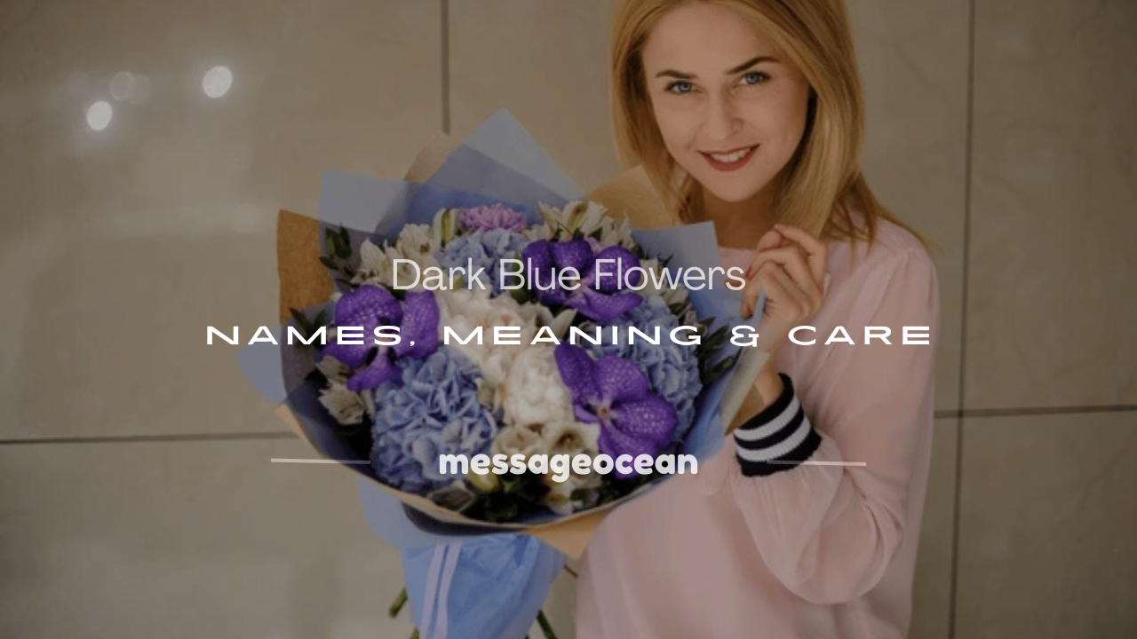 flower dark blue