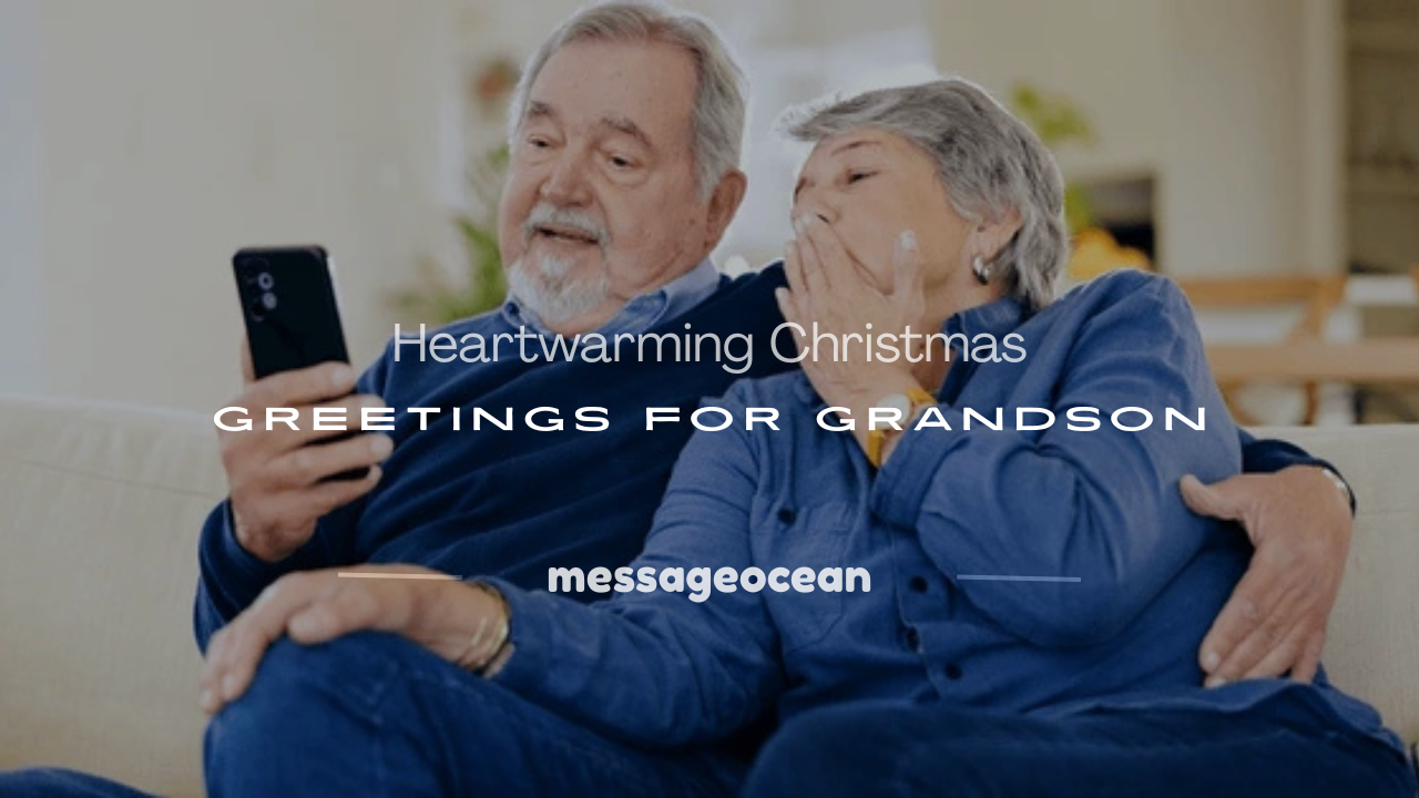 christmas greetings grandson